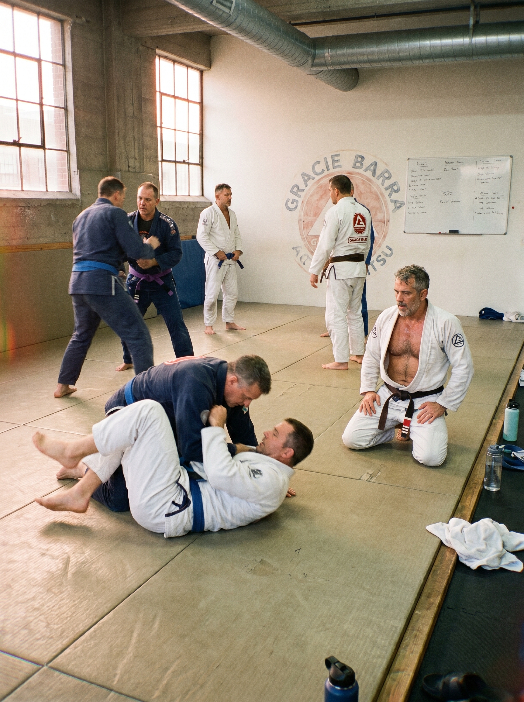 Masters division training floor